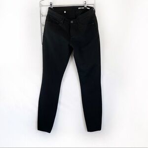 Zara medium rise slim fit black pants size M